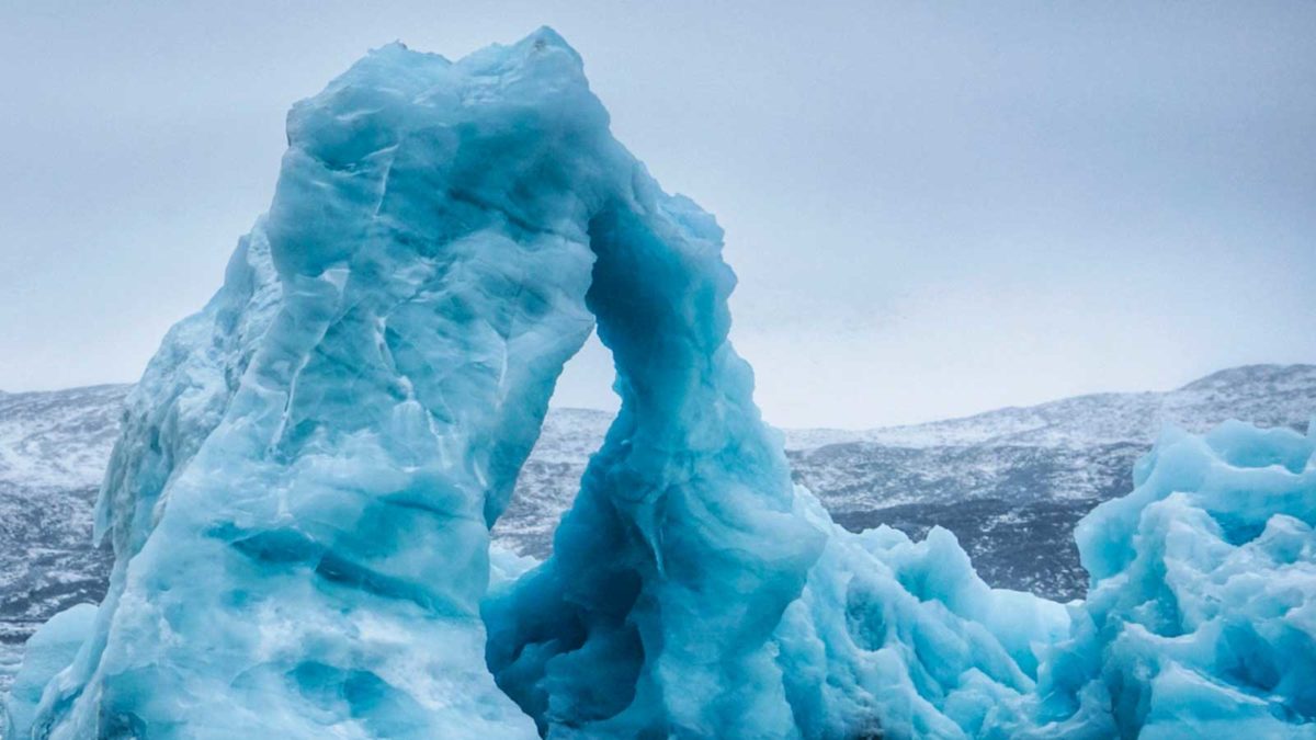 北極-藍色冰川