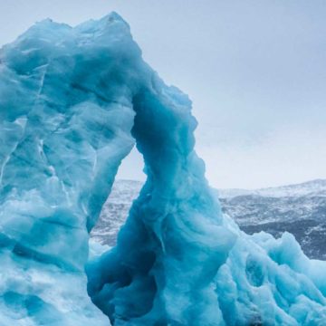北極-藍色冰川