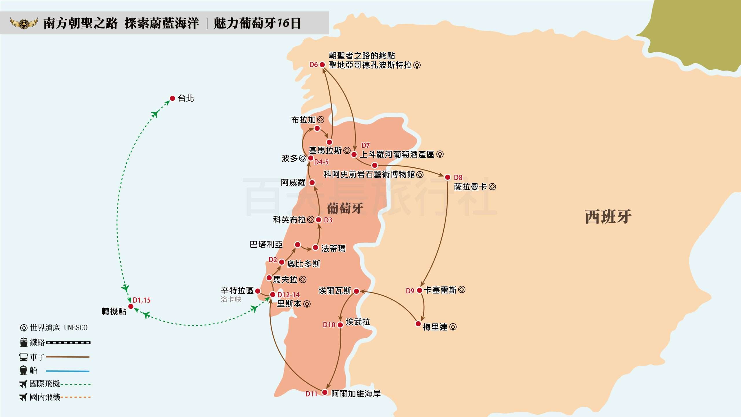 南方朝聖之路-探索蔚藍海洋-魅力葡萄牙-16日-01